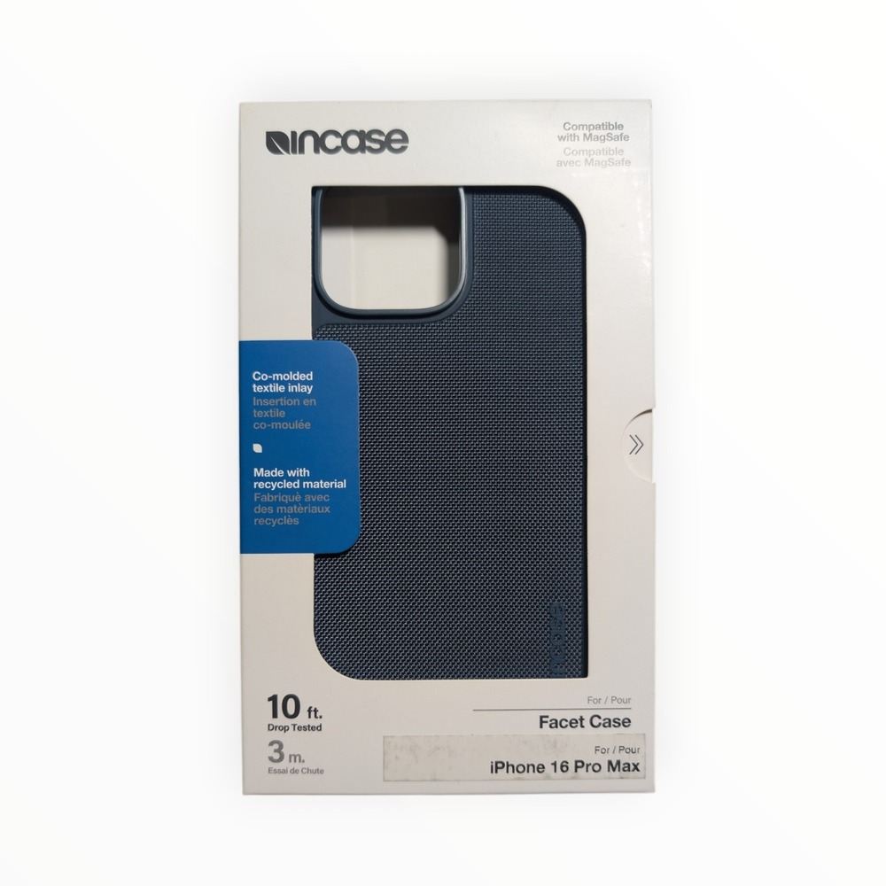 E3-O Incase Facet Case w/ Magsafe for iPhone 16 Pro Max - Slate Blue Nylon ⬇️